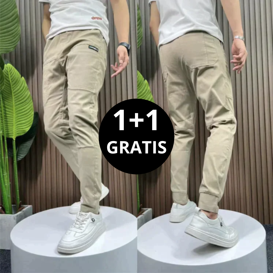 Miro - Stretchy cargobukse 1+1 GRATIS