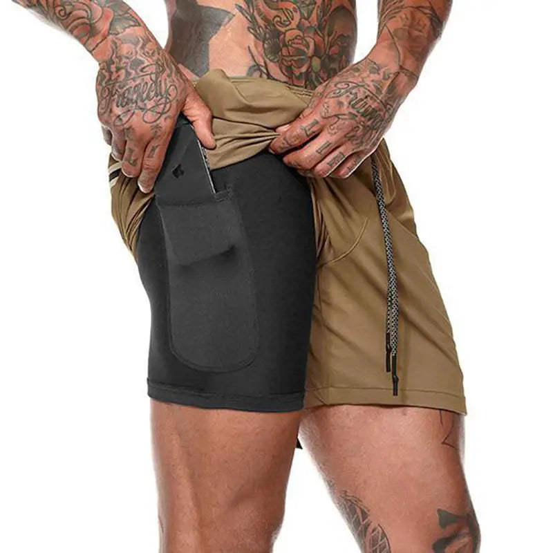 Fidel™ 2-i-1 Sportsshorts