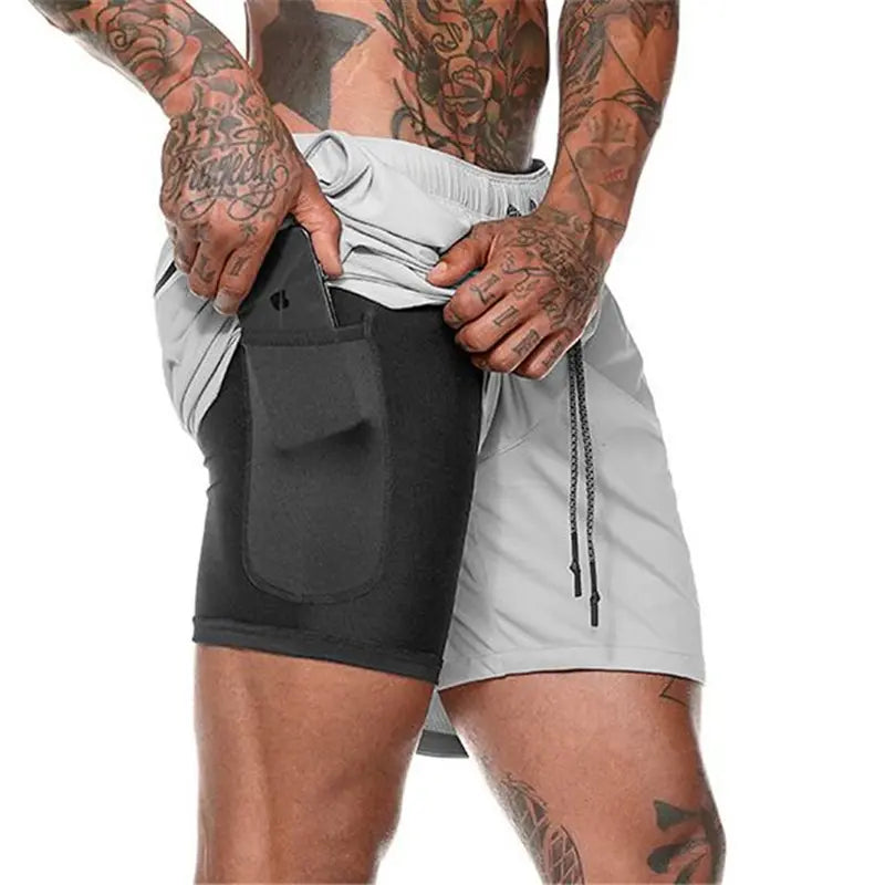 Fidel™ 2-i-1 Sportsshorts